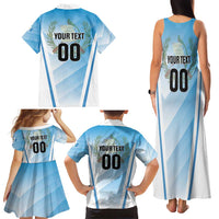 Custom Rugby Guatemala Family Matching Tank Maxi Dress and Hawaiian Shirt Jaguares Go Champions