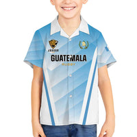 Custom Rugby Guatemala Family Matching Tank Maxi Dress and Hawaiian Shirt Jaguares Go Champions