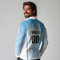 Custom Rugby Guatemala Long Sleeve Polo Shirt Jaguares Go Champions
