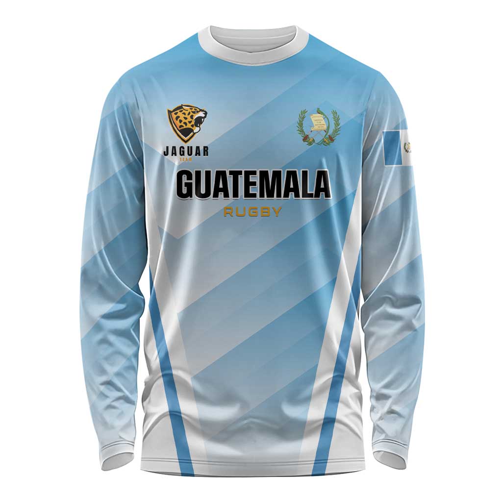 Custom Rugby Guatemala Long Sleeve Shirt Jaguares Go Champions