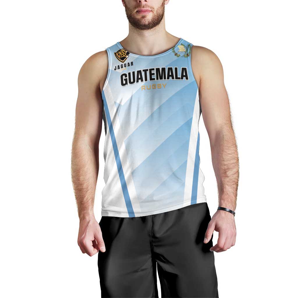Custom Rugby Guatemala Men Tank Top Jaguares Go Champions