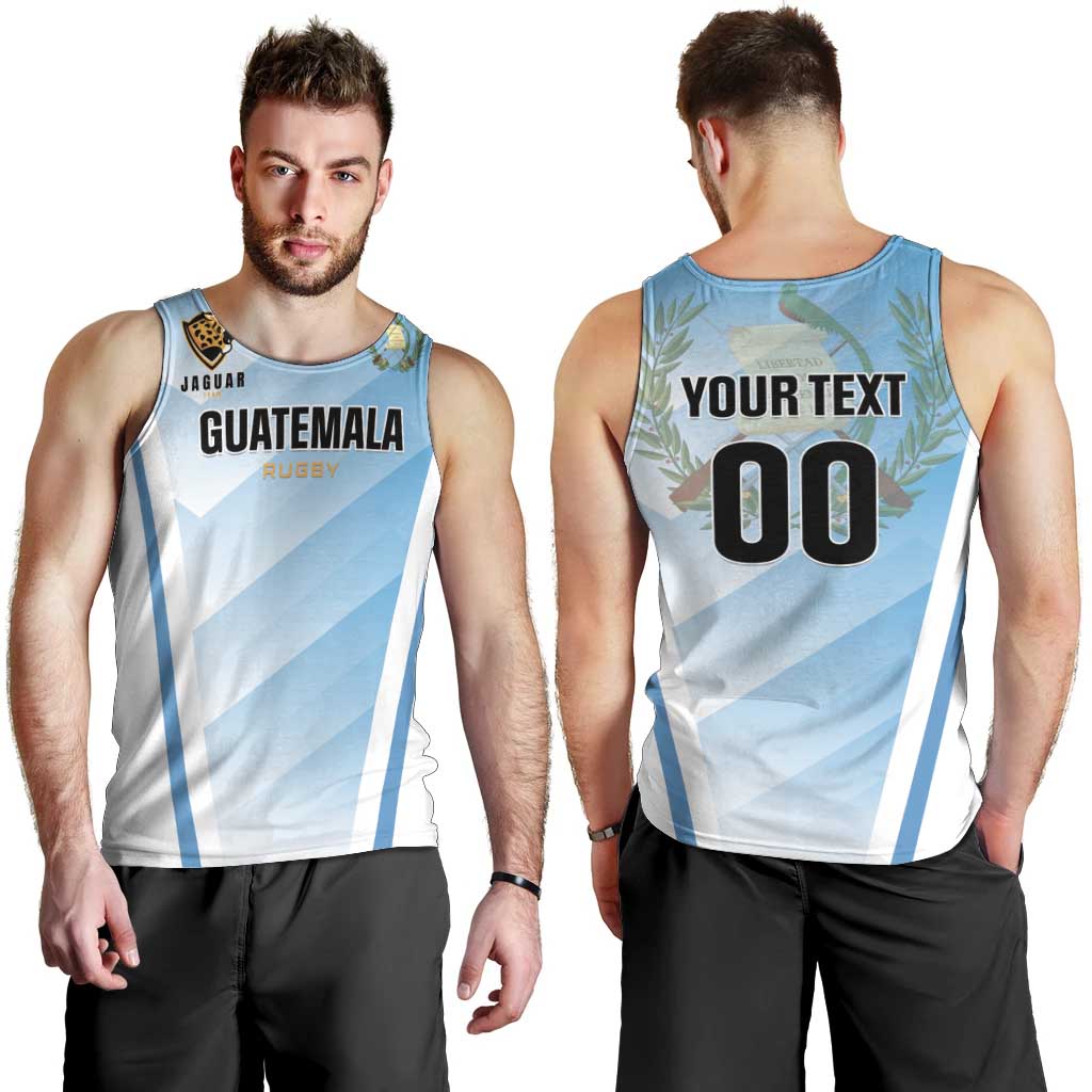 Custom Rugby Guatemala Men Tank Top Jaguares Go Champions