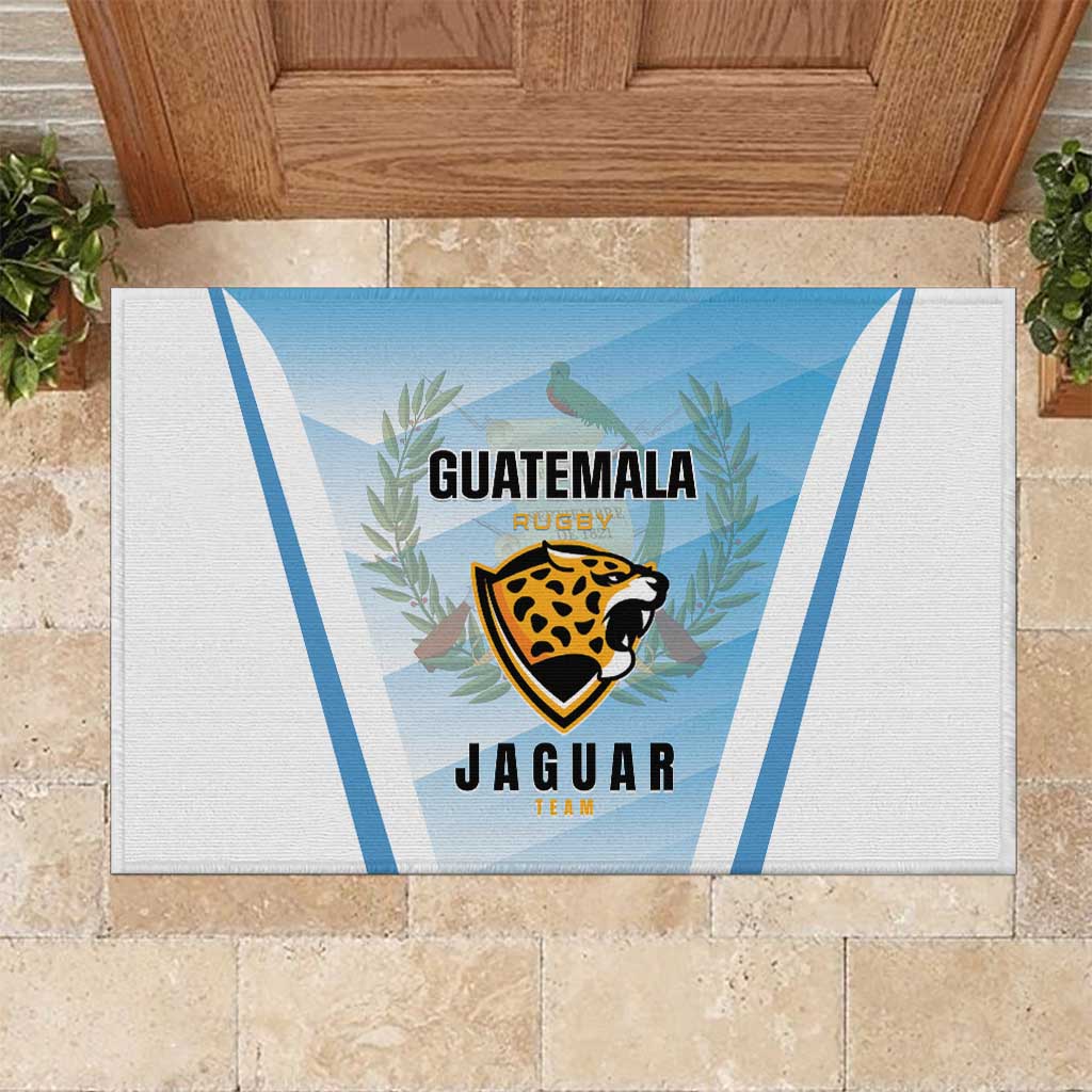 Rugby Guatemala Rubber Doormat Jaguares Go Champions