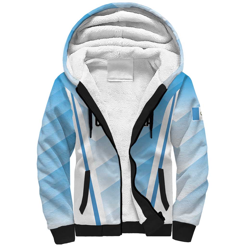 Custom Rugby Guatemala Sherpa Hoodie Jaguares Go Champions
