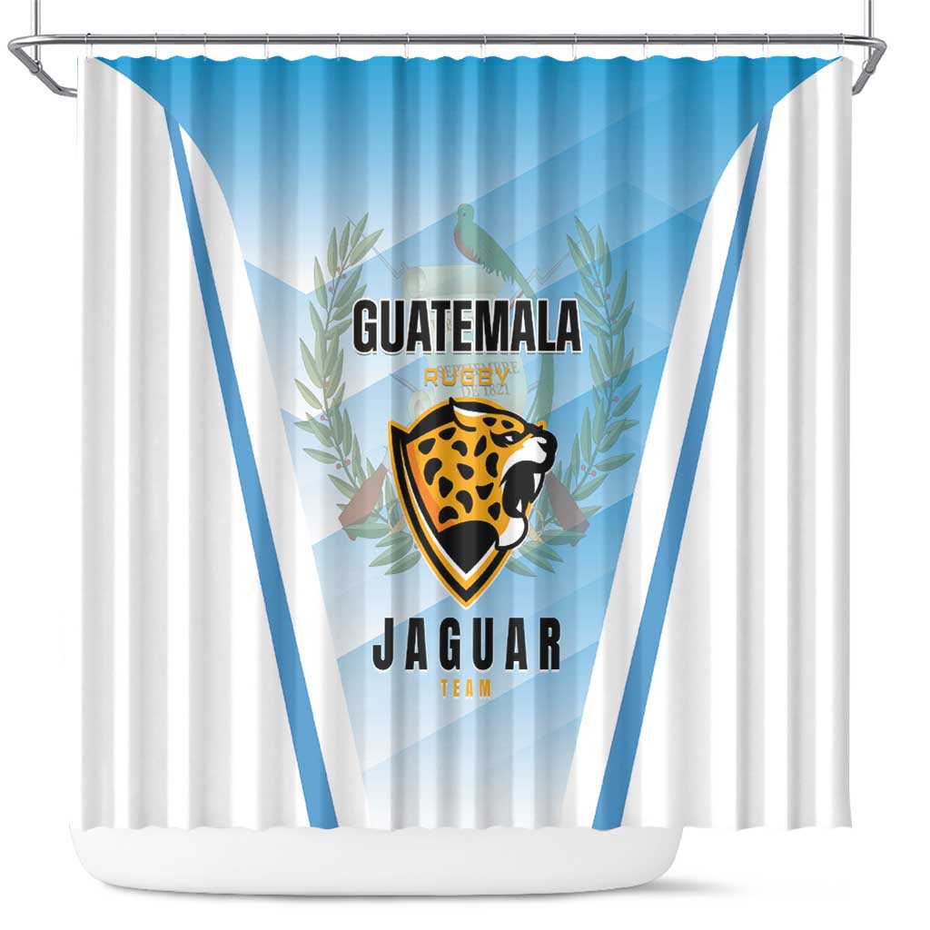Rugby Guatemala Shower Curtain Jaguares Go Champions