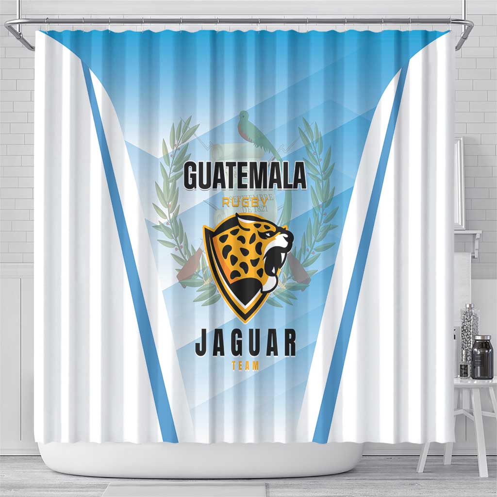 Rugby Guatemala Shower Curtain Jaguares Go Champions