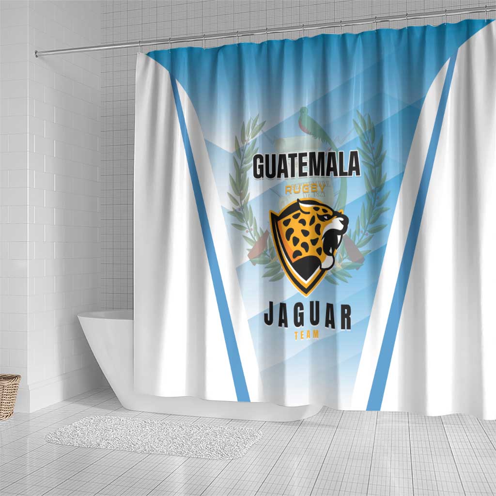 Rugby Guatemala Shower Curtain Jaguares Go Champions