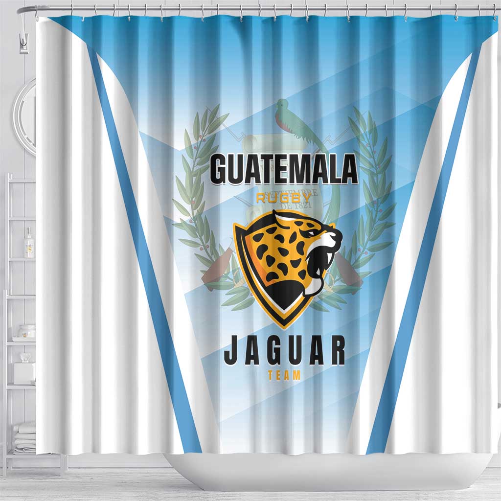 Rugby Guatemala Shower Curtain Jaguares Go Champions