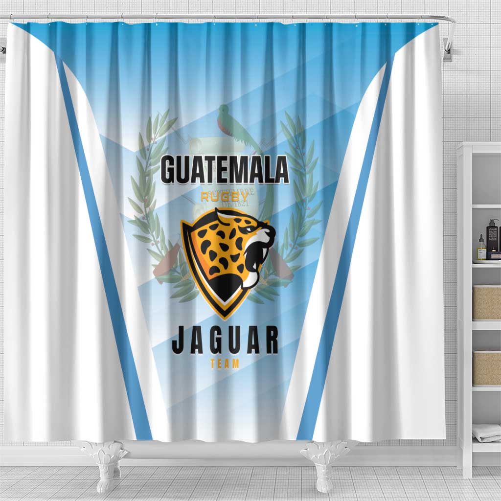 Rugby Guatemala Shower Curtain Jaguares Go Champions