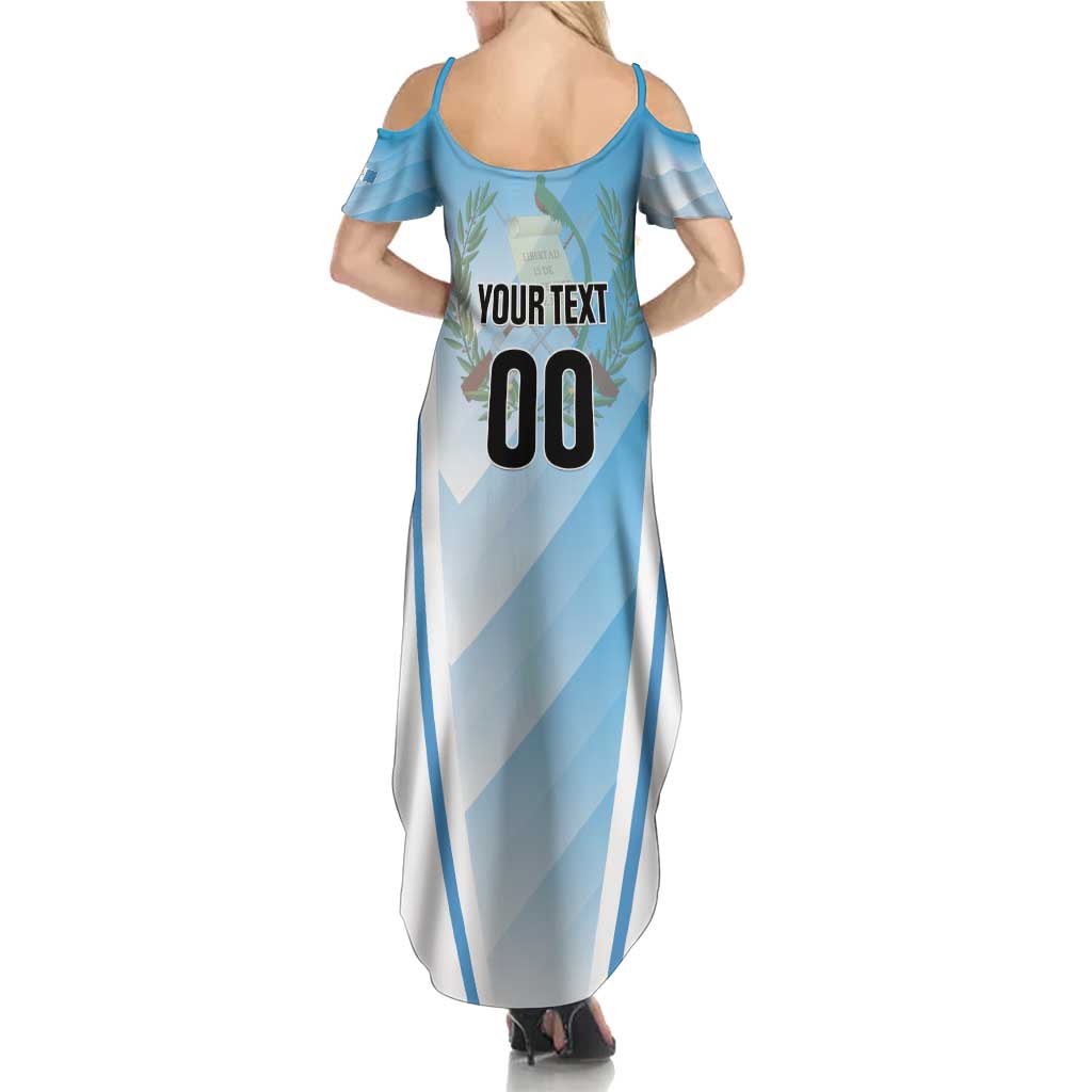 Custom Rugby Guatemala Summer Maxi Dress Jaguares Go Champions