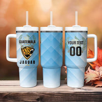 Custom Rugby Guatemala Tumbler With Handle Jaguares Go Champions
