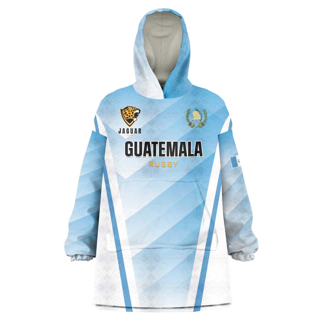 Custom Rugby Guatemala Wearable Blanket Hoodie Jaguares Go Champions