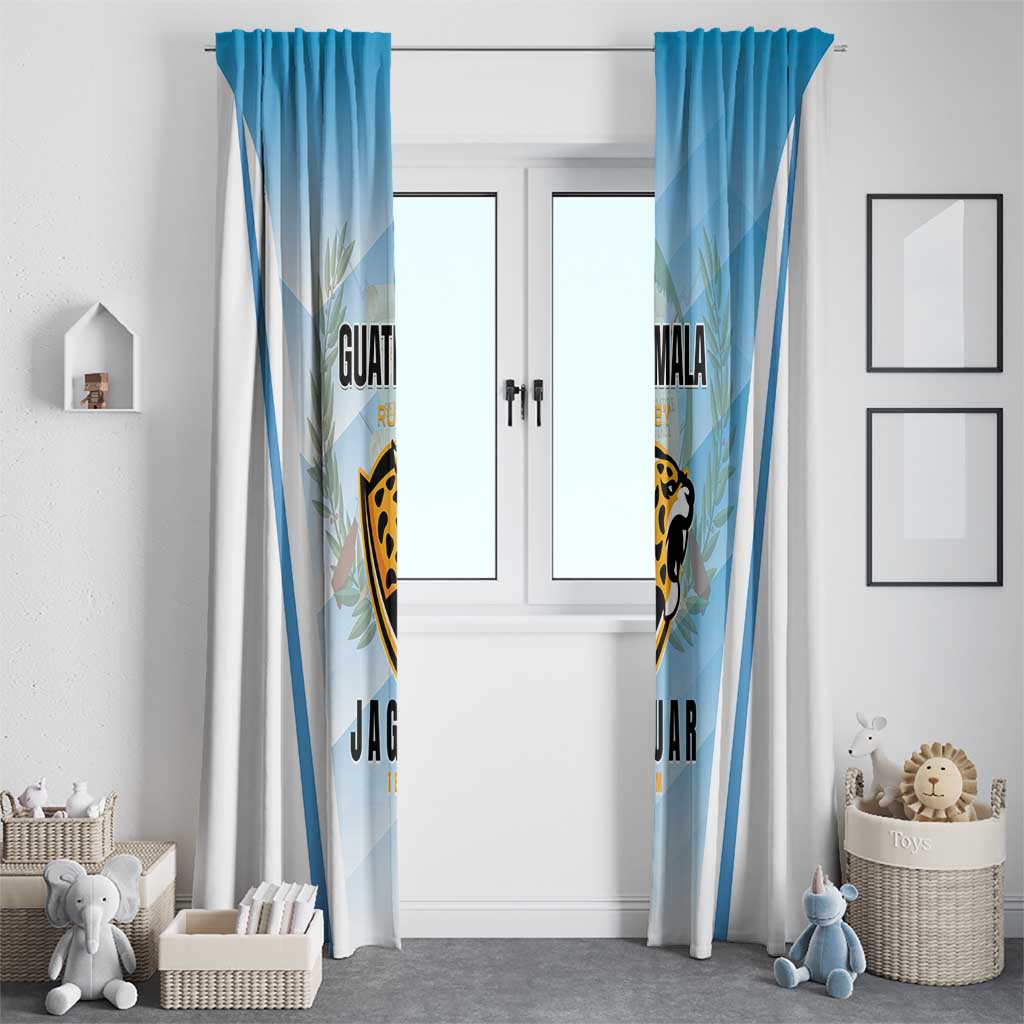 Rugby Guatemala Window Curtain Jaguares Go Champions