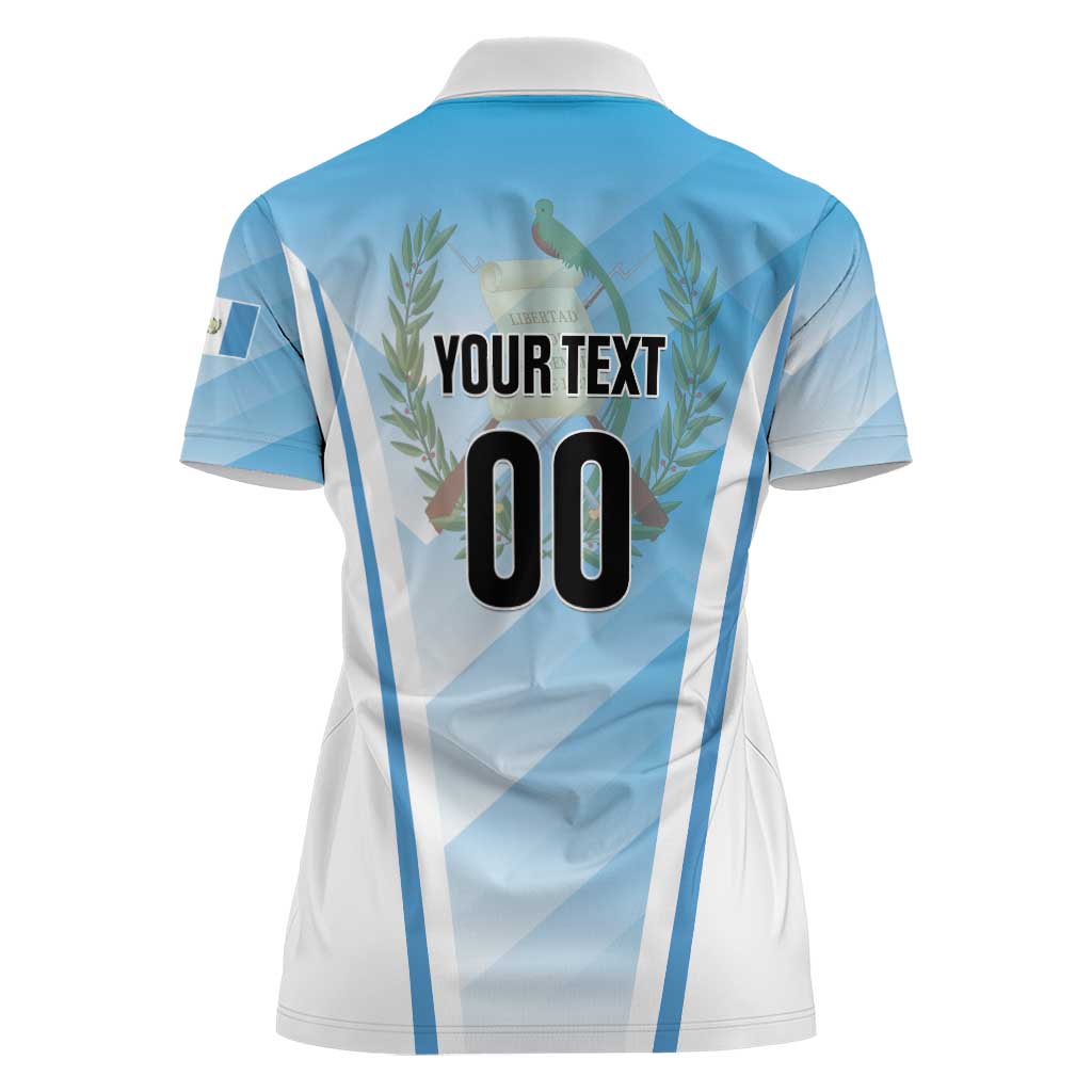 Custom Rugby Guatemala Women Polo Shirt Jaguares Go Champions