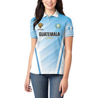 Custom Rugby Guatemala Women Polo Shirt Jaguares Go Champions