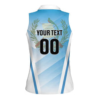 Custom Rugby Guatemala Women Sleeveless Polo Shirt Jaguares Go Champions