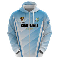 Custom Rugby Guatemala Zip Hoodie Jaguares Go Champions