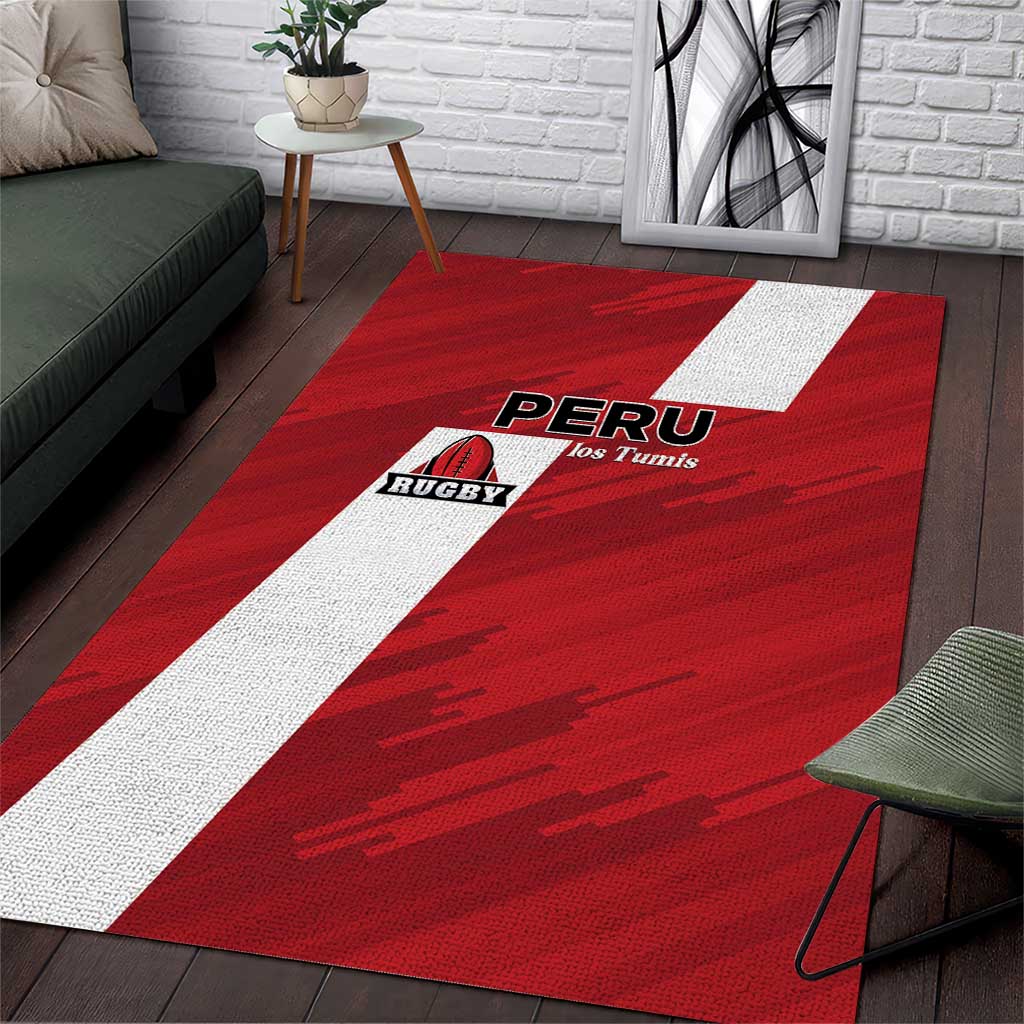 Rugby Peru Area Rug Los Tumis Go Champions