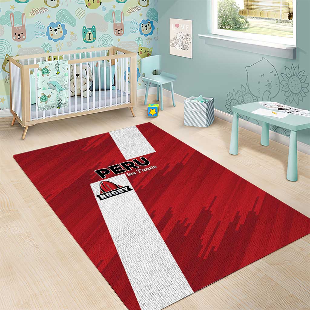 Rugby Peru Area Rug Los Tumis Go Champions