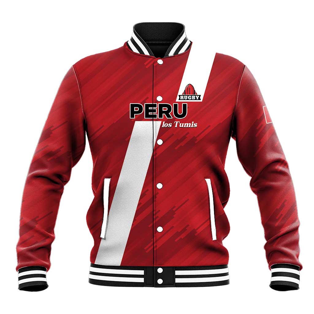 Custom Rugby Peru Baseball Jacket Los Tumis Go Champions