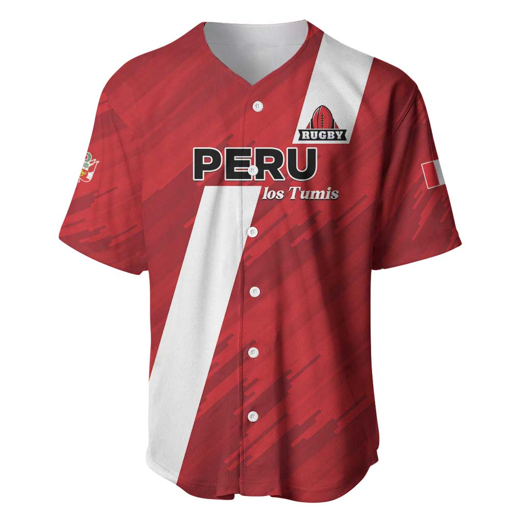 Custom Rugby Peru Baseball Jersey Los Tumis Go Champions