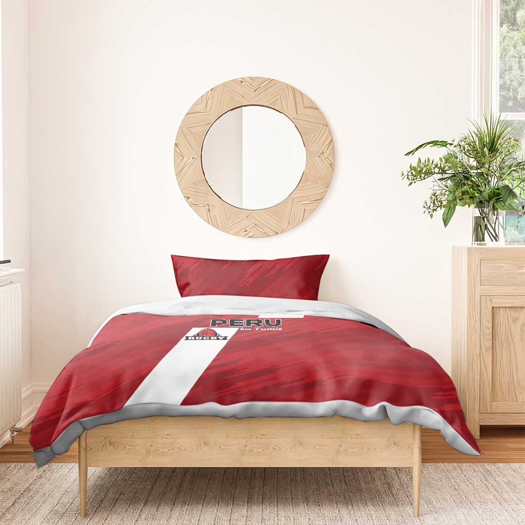 Rugby Peru Bedding Set Los Tumis Go Champions