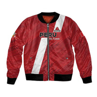 Custom Rugby Peru Bomber Jacket Los Tumis Go Champions