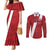 Custom Rugby Peru Couples Matching Mermaid Dress and Long Sleeve Button Shirt Los Tumis Go Champions
