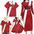 Custom Rugby Peru Family Matching Long Sleeve Bodycon Dress and Hawaiian Shirt Los Tumis Go Champions
