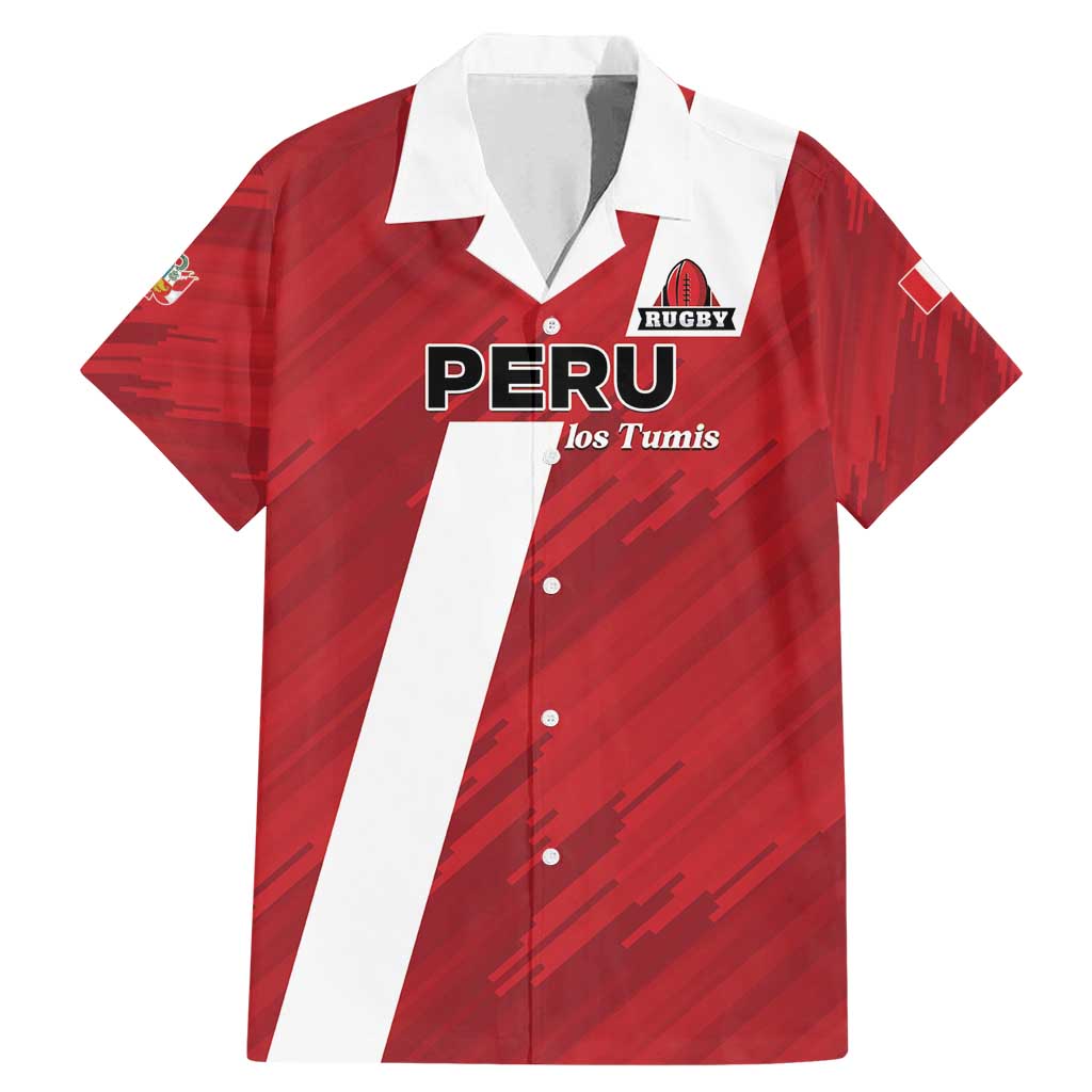 Custom Rugby Peru Family Matching Mermaid Dress and Hawaiian Shirt Los Tumis Go Champions