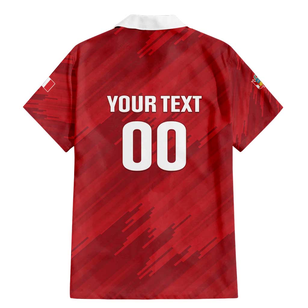 Custom Rugby Peru Family Matching Mermaid Dress and Hawaiian Shirt Los Tumis Go Champions