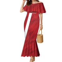 Custom Rugby Peru Family Matching Mermaid Dress and Hawaiian Shirt Los Tumis Go Champions