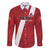Custom Rugby Peru Family Matching Off The Shoulder Long Sleeve Dress and Hawaiian Shirt Los Tumis Go Champions