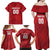 Custom Rugby Peru Family Matching Off Shoulder Maxi Dress and Hawaiian Shirt Los Tumis Go Champions