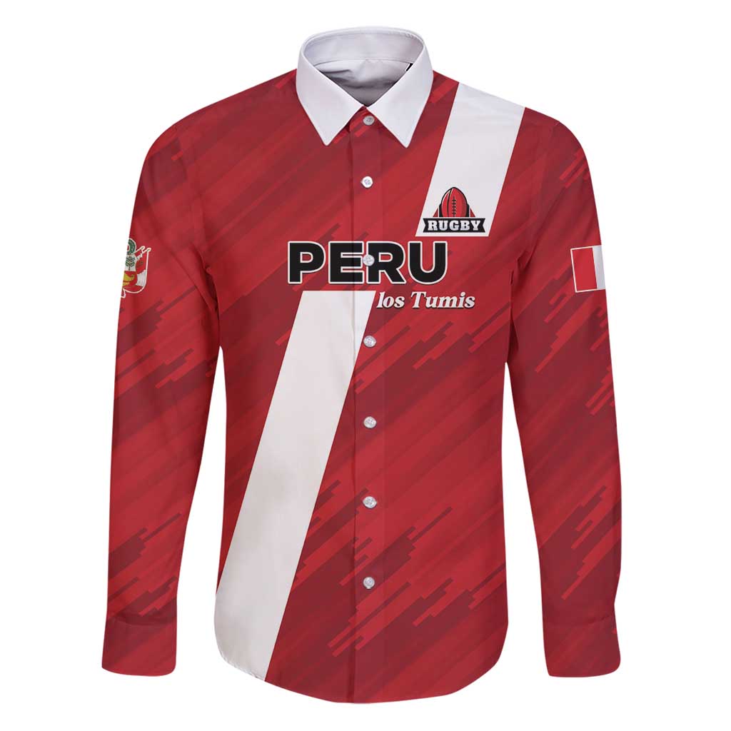 Custom Rugby Peru Family Matching Puletasi and Hawaiian Shirt Los Tumis Go Champions