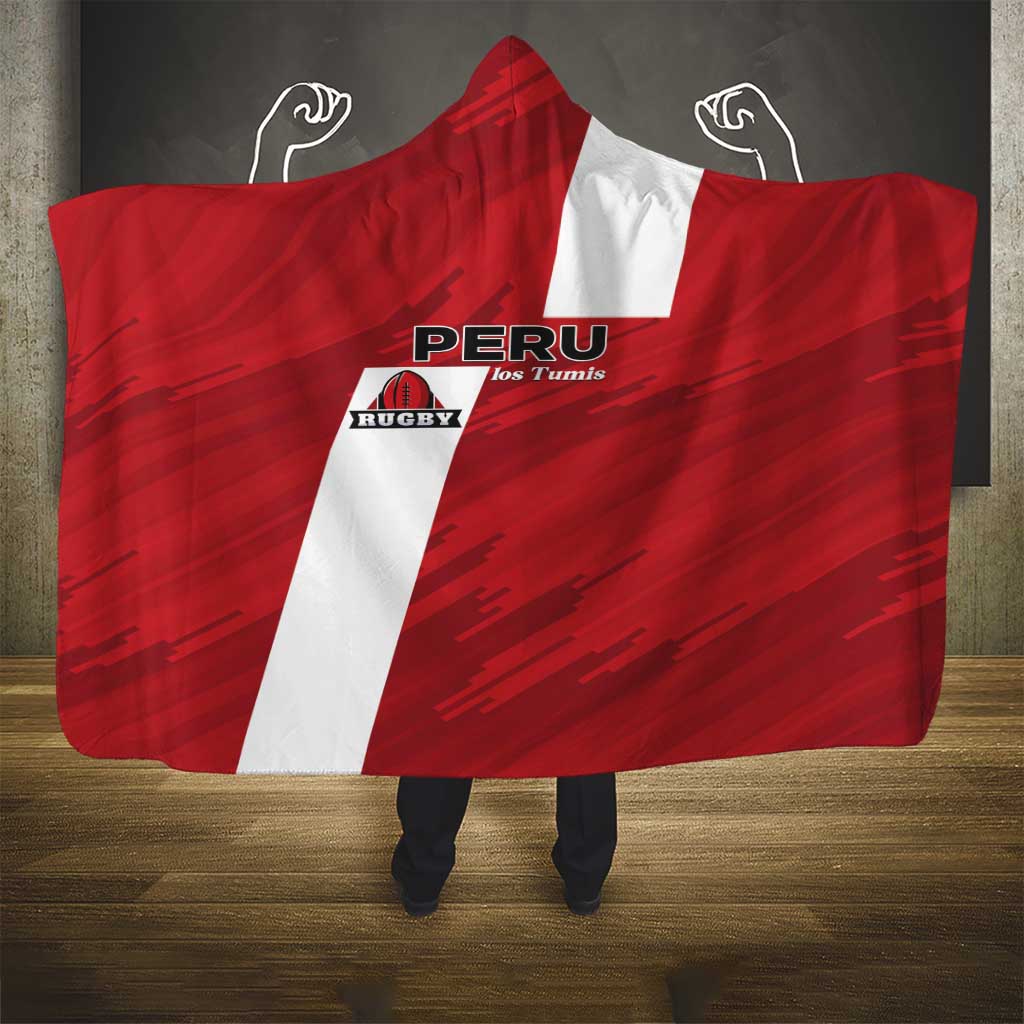 Rugby Peru Hooded Blanket Los Tumis Go Champions