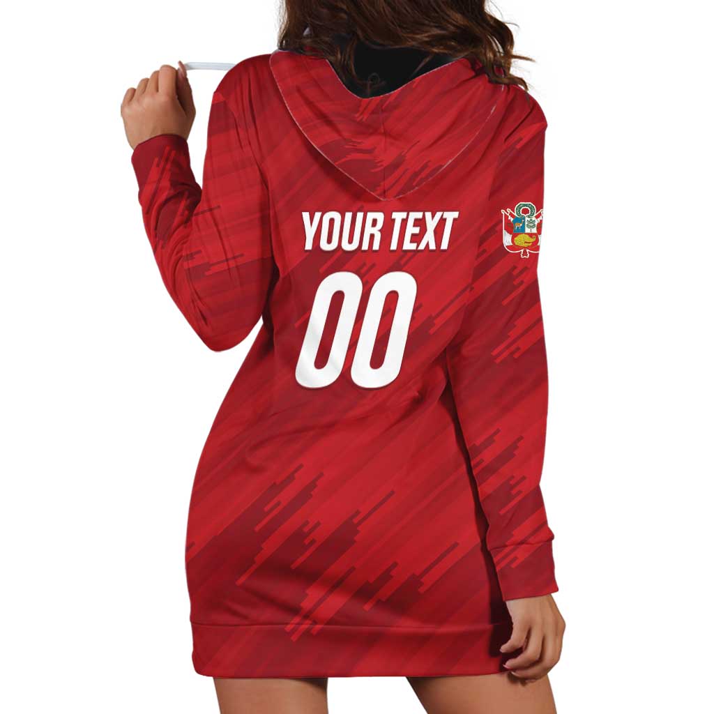 Custom Rugby Peru Hoodie Dress Los Tumis Go Champions