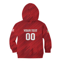 Custom Rugby Peru Kid Hoodie Los Tumis Go Champions