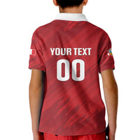 Custom Rugby Peru Kid Polo Shirt Los Tumis Go Champions