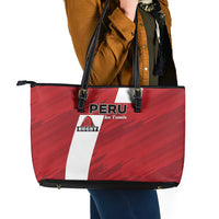 Rugby Peru Leather Tote Bag Los Tumis Go Champions