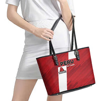 Rugby Peru Leather Tote Bag Los Tumis Go Champions