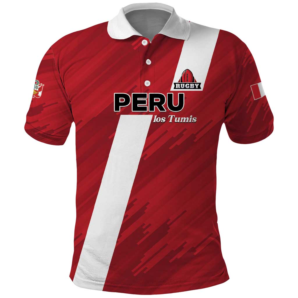 Custom Rugby Peru Polo Shirt Los Tumis Go Champions