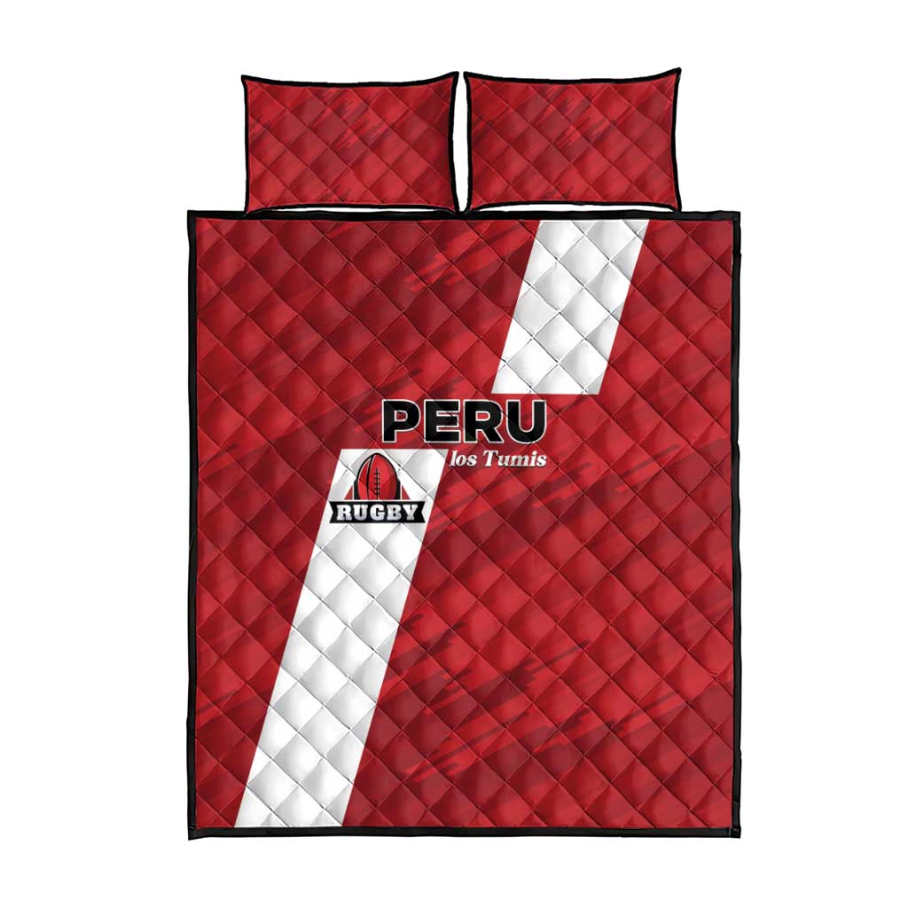 Rugby Peru Quilt Bed Set Los Tumis Go Champions