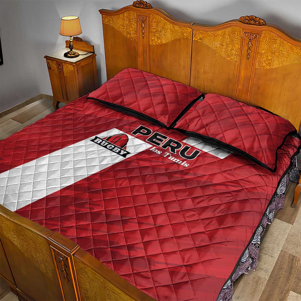Rugby Peru Quilt Bed Set Los Tumis Go Champions