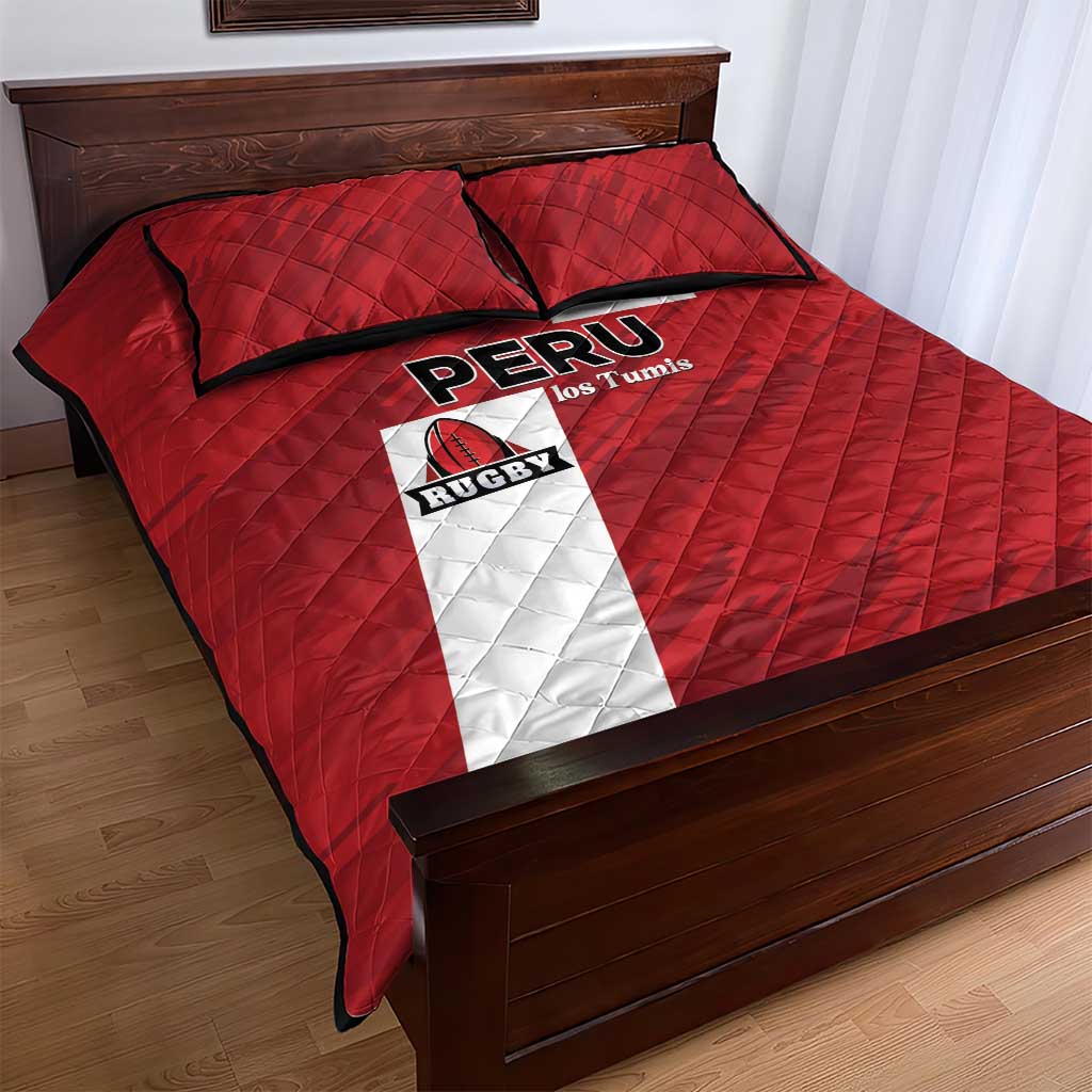 Rugby Peru Quilt Bed Set Los Tumis Go Champions