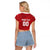 Custom Rugby Peru Raglan Cropped T Shirt Los Tumis Go Champions