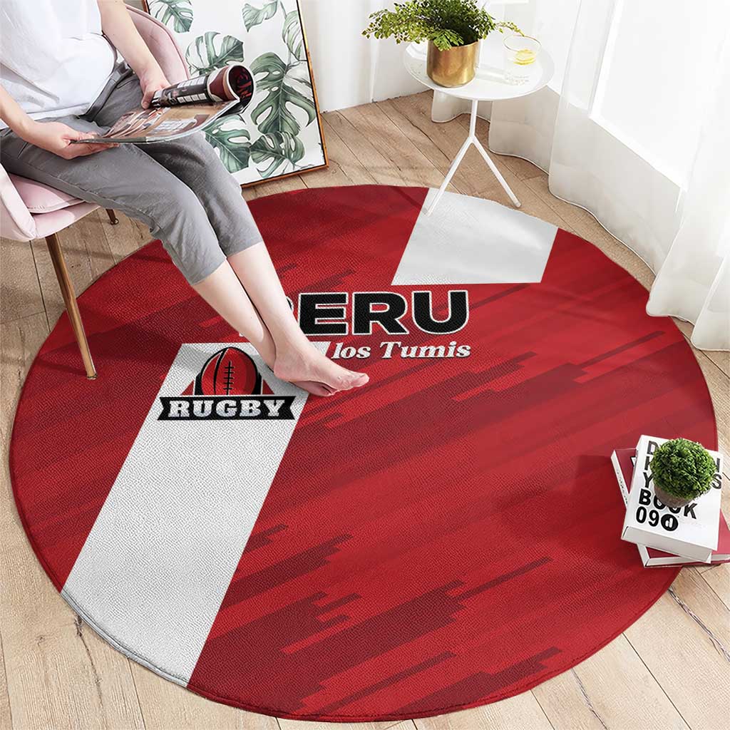 Rugby Peru Round Carpet Los Tumis Go Champions