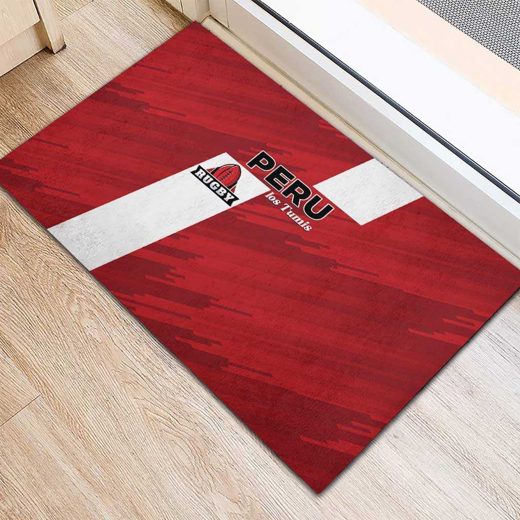 Rugby Peru Rubber Doormat Los Tumis Go Champions