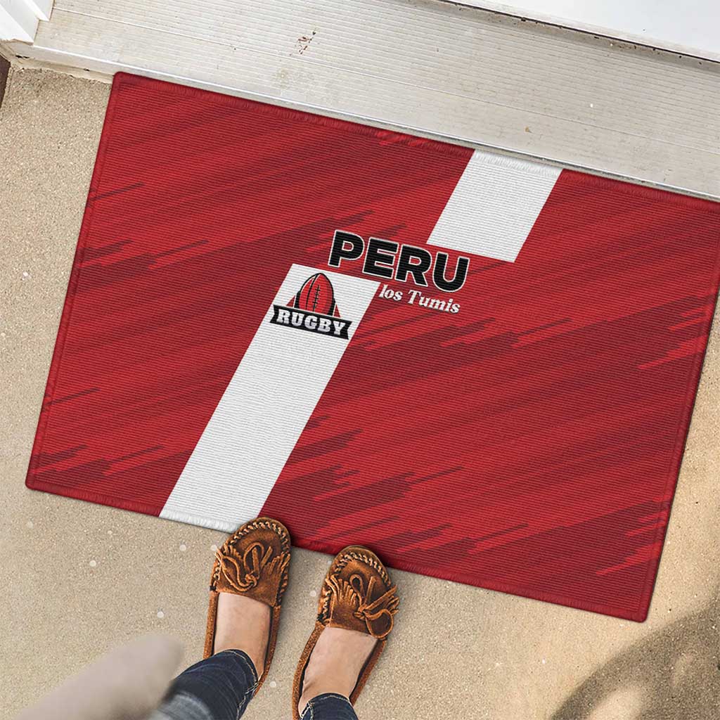 Rugby Peru Rubber Doormat Los Tumis Go Champions