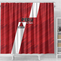 Rugby Peru Shower Curtain Los Tumis Go Champions